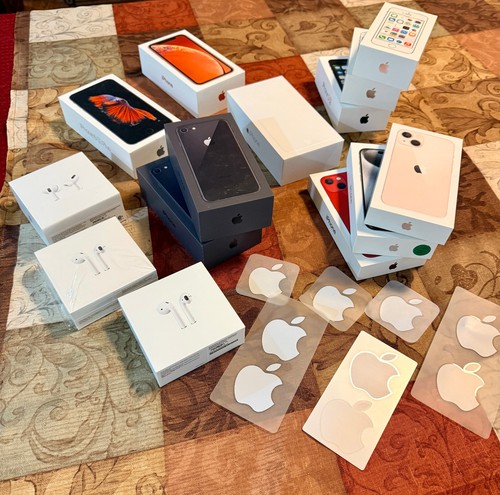 Empty iphone boxes 3 - 11,