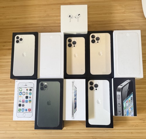 Lot empty iphone boxes - 10,