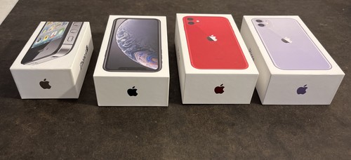 Lot empty iphone - lot, boxes