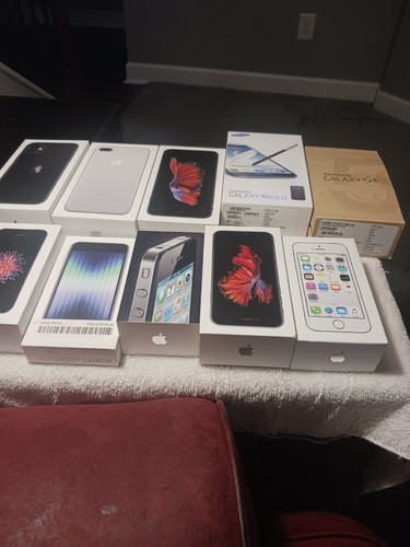 Empty iphone boxes - boxes,