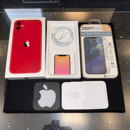 Red apple iphone - apple,