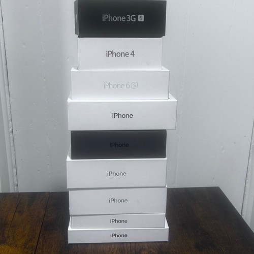 Lot empty apple iphone - 9,
